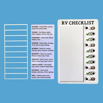 Not Defterleri RV Ev Yaşlı Yapılacaklar Listesi Günlük Planlayıcısı Not Defteri Kontrol Listesi Aile için Esnek Kaymak Ayrılabilir 8x5 inç Ücretsiz Gemi