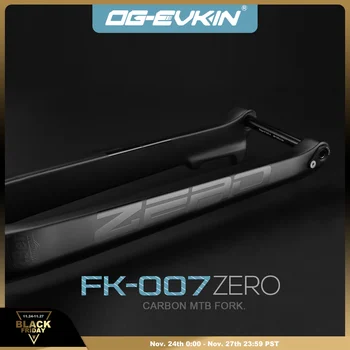 OG-EVKIN FK-007 29er Aks Aracılığıyla 15x110mm Boost Karbon dağ bisikleti Çatal 1-1 / 8