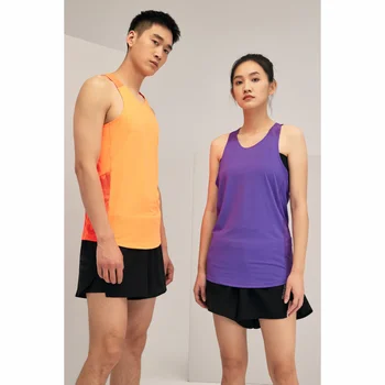 ONECOOL Hızlı Kuru Spor Yelek Özel Logo Baskı Kişisel Takım Marka Nakış koşu tişörtü Yaz Erkekler Ve Kadınlar Tops 6 renkler