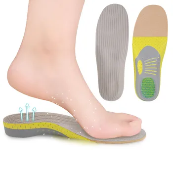 Ortopedik Jel taban Kemer Desteği Örgü Nefes Ter tabanlık Erkek Ve Kadın boy uzatan ayakkabı astarı eklemek Ayakkabı Aksesuarları