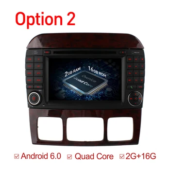 Ownice C500 Android 6.0 Octa Çekirdek Araba DVD Oynatıcı Mercedes S Class W220 S280 S320 S350 S400 S420 S430 GPS Navi Radyo wifi 4G