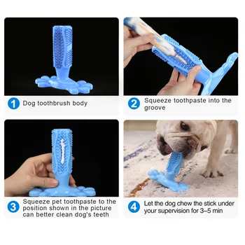Oyuncaklar Çiğnemek Temizleme Diş Esneklik Yumuşak Köpek Molar Diş Fırçası Köpek Diş Bakımı Ekstra sert Köpek oyuncak Pet Temizleme Oyuncak Malzemeleri