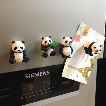 Panda Buzdolabı Mıknatısı Dekorasyon Fotoğraf Duvar Mesaj Sticker Odası Hatıra Dekorasyon Seti