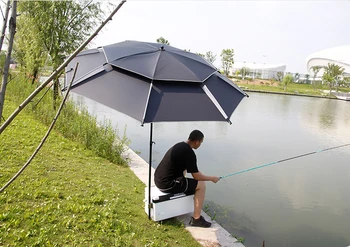 Plaj şemsiyesi UV Koruma Taşınabilir Güneş Gölge Barınak Balıkçılık Şemsiye Taşıma Çantası ile kamp şemsiyesi
