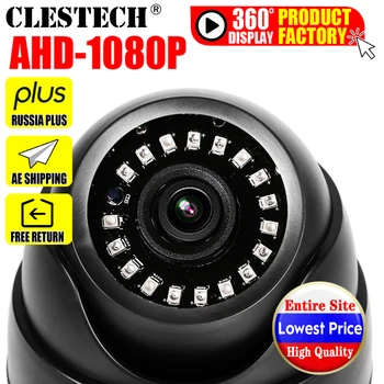 Plastik Mini IR Dome Kamera NANO LED Kurulu Video Güvenlik Kamera Kapalı CCTV AHD 720 P 1080 P 1MP 2MP AHD kamera 3.6 MM lens IR CUT