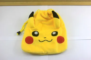Pokemon Pikachu Anime İpli Cep Öğrenci Çocuk Depolama Çeşitli Eşyalar Çanta Anime Periferik Oyuncak bozuk para cüzdanı Paket Cep Hediye
