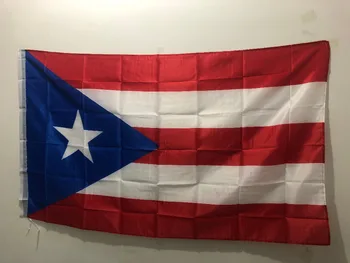 Porto Riko Bayrağı Etkinlik Dekoratif Afiş 90x150cm