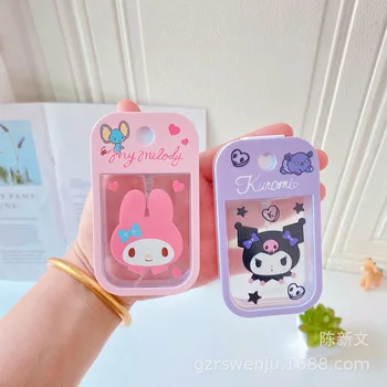Sanrio Alkol Sprey Şişesi Hello Kitty Kulome Melodi Parfüm Sprey Şişesi Kozmetik Konteyner Seyahat Taşınabilir Basın Alt şişeleme