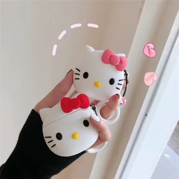 Sevimli Sanrio Bluetooth kablosuz kulaklık Hello Kittys Aksesuarları Kawaii Anime Geçerlidir Airpods Pro1/2 / 3 Koruyucu Kabuk Oyuncaklar Hediye