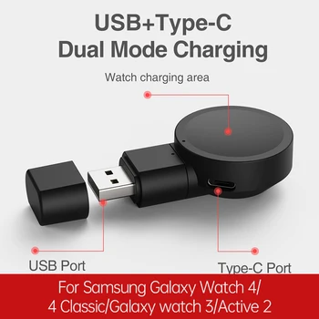 SIKAI Kablosuz Hızlı şarj İçin Samsung Dişli S3 S2 Frontier Taşınabilir şarj standı Samsung Galaxy İzle 4/3 / Aktif 2 Şarj