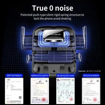 SmartDevil Araç telefonu Tutucu Standı Yerçekimi Dashboard telefon Tutucu Evrensel Cep Telefonu Desteği iPhone 13 14 Xiaomi Samsung