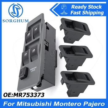 SORGUM MR753373 MR731813 Mitsubishi Montero Pajero İçin V31 MK2 Sınırlı Spor 1990-03 Güç Master Pencere Kontrol Anahtarı Düğmesi