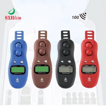 SXH5136 Yeni Model 3003 Elektrikli Yüzük Tespih Parmak Taksitli Sayacı Bip Sesi İle Pil Değiştirilebilir LED Dijital Tasbeeh