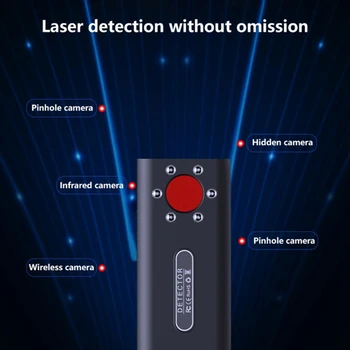 T1 Kamera Bulucu Lens Kamera Dinleme GPS Tracker Ses Sinyali Bulucu Dedektörü