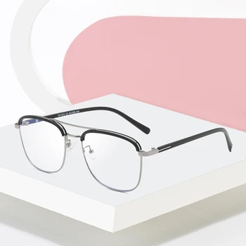 Tam jant Metal çerçeve gözlük ile erkek ve kadın için TR90 tapınak bacaklar yeni varış Anti-mavi ışık optik gözlük