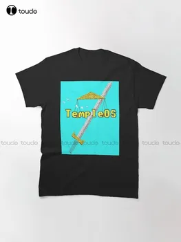 Tapınak Os T-Shirt Templeos Yüksek Kalite Sevimli Zarif Güzel Kawaii Karikatür Tatlı Pamuk Tee Gömlek Streetwear