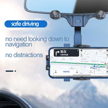 Taşınabilir Araç Tutucu telefon GPS Aksesuarları Dağı Mobil Destek Standı İç Parçaları ABS Malzemeleri Siyah Araç Navigasyon Araba