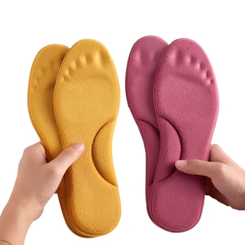Ter emici Tabanlık Kadın Kış Ayakkabı Botları Kendinden ısıtma Ayakkabı Pedleri Ayak Sıcak Bellek köpük kemer Desteği Peluş Thickenin