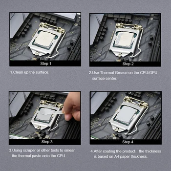 Termal Bileşik İşlemci CPU GPU Soğutucu Soğutma Fanı Termal Gres VGA Bileşik Soğutucu Alçı Dağıtıcı Macun Silikon