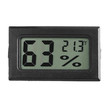 Termometre Higrometre lcd ekran Mini Dijital Elektronik Sıcaklık Nem Ölçer Ölçer Kapalı Humidors Sera