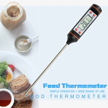 TP101 YENİ et termometresi Dijital Termometre Termometre Elektronik mutfak su termometresi Probu Süt pişirme termometresi