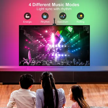 TV senkronizasyon Ortamı led ışık HD Cihazı USB TV Bilgisayar Ekranı Renk senkronizasyonu led ışık İle Oyun Odası Dekoratif atmosfer ışığı