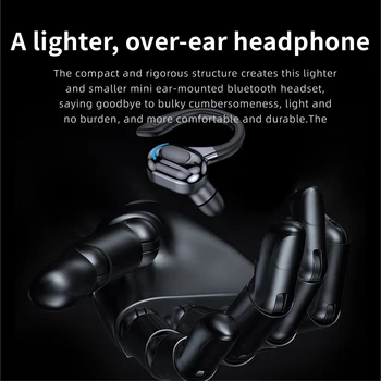 TWS sporcu kulaklığı 5.0 Bluetooth kablosuz kulaklıklar Stereo Gürültü İptal Müzik Kulaklık Şarj Kutusu İle Kulak kancası Kulaklık