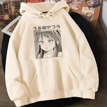 Urusei yatsura hoodies erkek 2022 anime baskılı harajuku erkek kazak hip hop Ulzzang