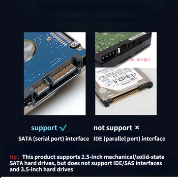 USB 3.0 SATA II Kablosu 5 Gbps 22 Pin Adaptörü için 2.5 İnç Harici HDD SSD sabit disk USB 3.0 Sata II Adaptör Kablosu