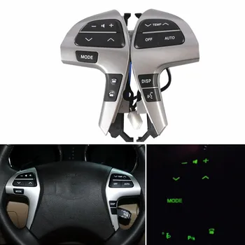 UV gümüş Bluetooth direksiyon Ses Kontrol Düğmesi Anahtarı 84250-06160 Toyota Camry Corolla Hilux Vigo Highlander Innova