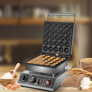 VEVOR 6/25 Adet Elektrikli Waffle makinesi Makineleri Kare Yuvarlak Gözleme Kek Fırın Pişirme Makinesi Mutfak Pişirme Ev Aletleri