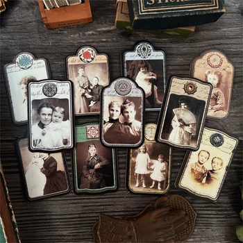 Vintage Eski Fotoğraflar Aile Malzeme DIY Scrapbooking Önemsiz Günlüğü Kolaj cep telefonu Günlüğü Albümü Mutlu Planı Hediye Dekorasyon