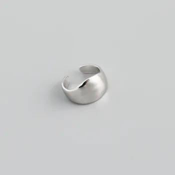 WANTME 925 Ayar Gümüş Minimalist Hiçbir Piercing Kulak Klipleri Küpe Kadın Erkek 2021 Gotik Charm Kulak Manşet Küpe Takı