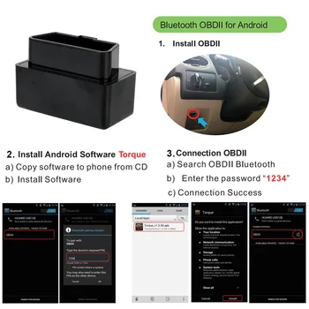 WİFİ Teşhis Aracı Donanım V1. 5 Arayüzü Mini ELM327 OBD2 IOS/Android Kod Okuyucu Üzerinde Çalışmak