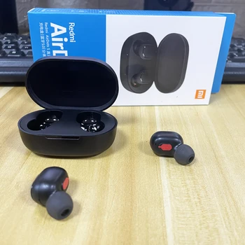 Xiao mi kırmızı mi Airdots S kulakiçi orijinal mi TWS kablosuz kulaklık Bluetooth oyun kulaklığı ile Şarj Durumda Telefon Görüşmeleri için