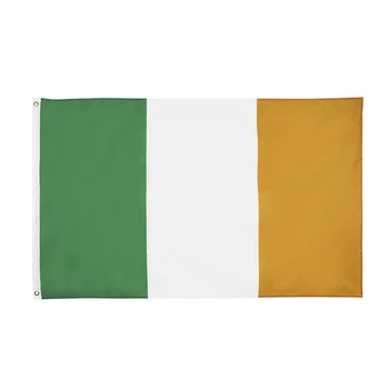 Yehoy 90x150 cm yeşil beyaz turuncu IRE IR İRLANDA irlanda Bayrağı
