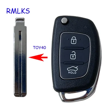 Yeni 3/4 Düğmeler Çevirme Katlanır Uzaktan Anahtar fob dış kapak Hyundai Mistra İçin HB20 SANTA FE IX35 IX45 Accent I40 Uzaktan Anahtar Kutu Fob