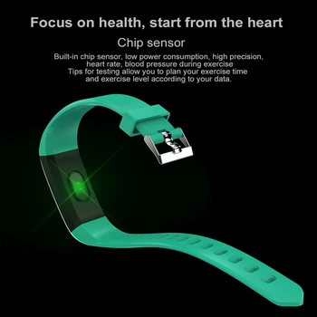 Yeni akıllı saat Erkekler Kadınlar Spor Spor Akıllı Bant Sürümü Bluetooth uyumlu Kalp Hızı LED Su Geçirmez Ekran Smartwatch