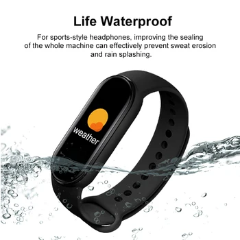 Yeni M6 akıllı saat Erkekler ve kadınlar spor akıllı bilezik Fitpro Sürüm Bluetooth Müzik Kalp hızı fotoğraf Bluetooth izle pk M5 M3