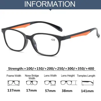 Yeni Moda okuma gözlüğü Ultra Hafif Göz Koruma Gözlükleri Erkekler Kadınlar Zarif Rahat Gözlük