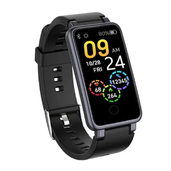 Yeni Spor akıllı Bileklikler C2 artı 1.14 İnç IP67 Su Geçirmez Spor Takip akıllı bilezik İzle Android / IOS Smartwatch