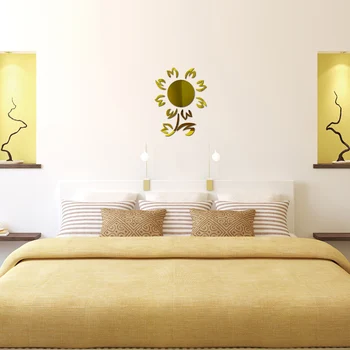 Yeni sıcak dıy duvar sticker kanepe arka plan Mobilya çıkartmaları ev dekorasyon oturma odası katı çiçek desen