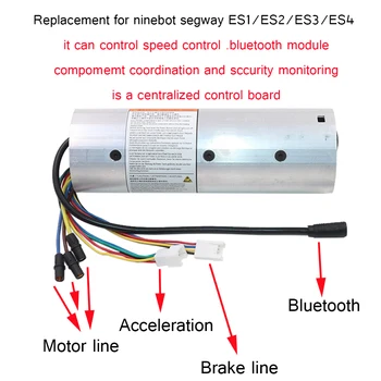 Yeni Yedek Ninebot segway ES1 ES2 ES3 ES4 Aktif Bluetooth Pano kontrol panosu Elektrikli Scooter Gaz Parmak
