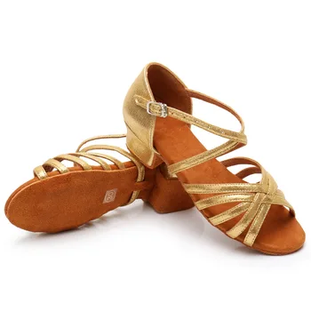 Yeni çocuk dans ayakkabıları Çocuk çocuk kızın latin modern Sneakers dans ayakkabıları, Kızlar Ayakkabı, Balo Salonu Salsa tango dans Ayakkabıları