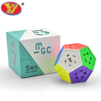 YJ MGC 3x3x3 Megaminx Manyetik Heykel Stickerless Profesyonel Hız Yongjun Sihirli Küp 3x3 YJ MGC Bulmaca Oyuncaklar Çocuklar için