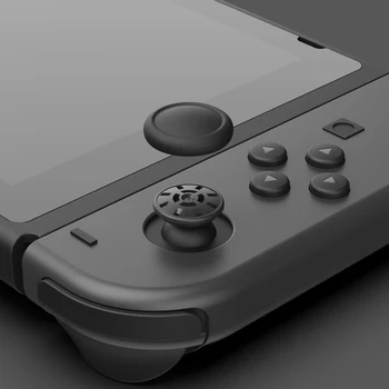 YuXi 1 Adet 3D Analog Silikon Joystick Kapak Başparmak Kavrama Kapağı Nintendo Anahtarı NS Joy-Con Joycon Denetleyici