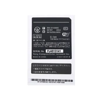 YuXi 3 adet Etiket Etiketleri İçin Yedek PSP 1000 2000 3000 JP Sürüm Kabuk Pil Depo Etiket garanti etiketi Etiket