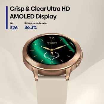 Zeblaze Btalk 2 akıllı saat Arama Yap/Al AMOLED Her Zaman açık Ekranı Destekler Bilek nabız monitörü Smartwatch