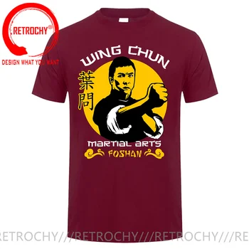 Çin Kung Fu Grandmaster IP Adam Kanat Chun Kung komik tişört Yeni Erkek Pamuk O-Boyun T Gömlek Hip Hop Tees Tops Harajuku tshirt