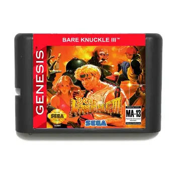 Çıplak Knuckle III 16 bitlik MD Oyun Kartı Için Sega Mega Sürücü Genesis